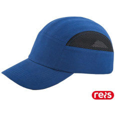 Каска промислова легка з вентиляцією BUMPCAPMESH CG 58–63 (червоно-синя)