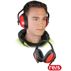 Навушники протишумні OS-FIT CB (червоно-чорні)