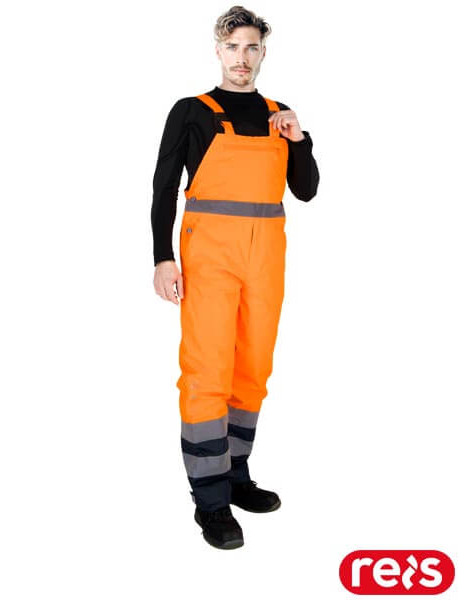 Напівкомбінезони демісезонні BLUE-ORANGE-B PG (помаранчево-темно-синій)