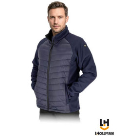 Куртка захисна утеплена гібридна стьобана MERGER чоловіча, темно-синя — L.HOLLMAN