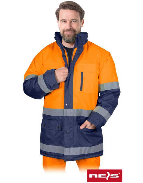 Куртка зимова робоча REIS BLUE-ORANGE-J PG